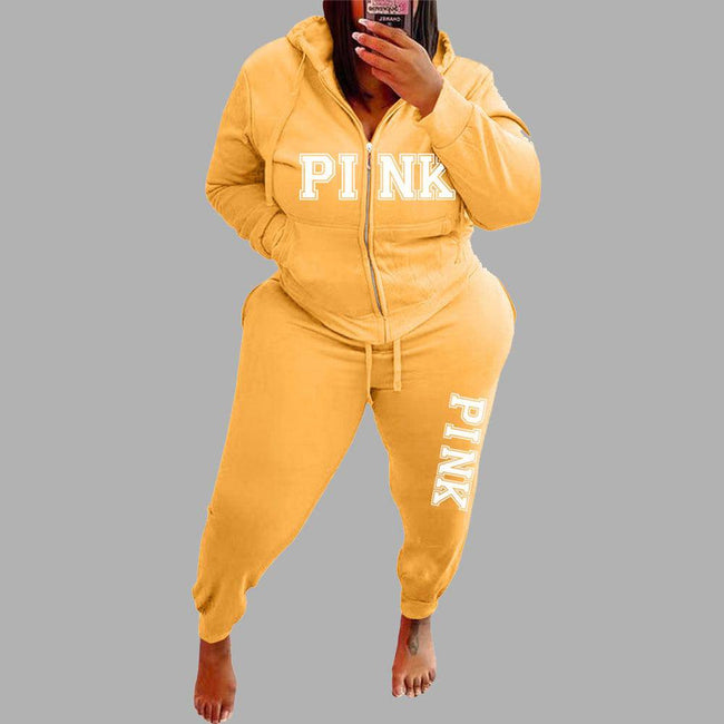 Two Piece Sets Long Sleeved Hoodies Fashion Winter Sportswear - TheWellBeing4All