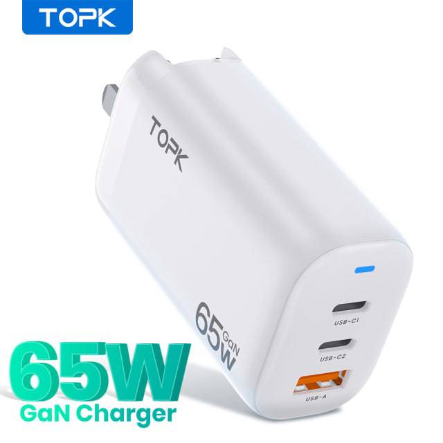 USB Phone Charger for iPhone PD Fast Charge - TheWellBeing4All