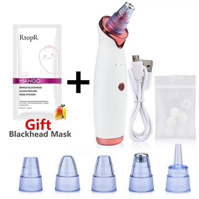 Blackhead Remover Vacuum Electric Nose Beauty Face Deep Cleansing Skin Care Vacuum  Black Spots Acne Pore Cleaner Pimple Tool - TheWellBeing4All