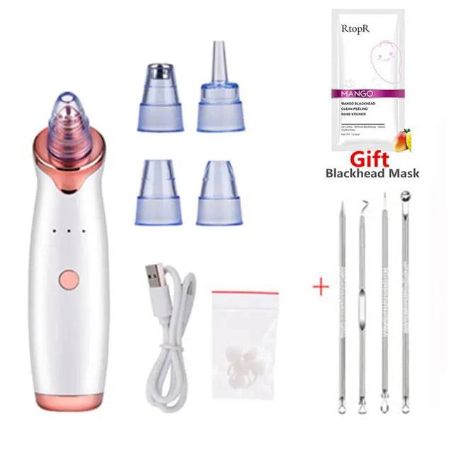 Blackhead Remover Vacuum Electric Nose Beauty Face Deep Cleansing Skin Care Vacuum  Black Spots Acne Pore Cleaner Pimple Tool - TheWellBeing4All