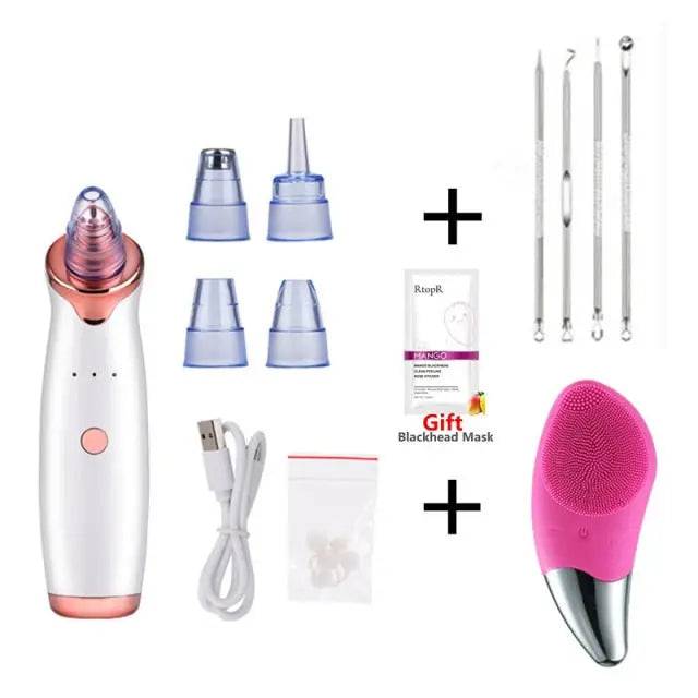 Blackhead Remover Vacuum Electric Nose Beauty Face Deep Cleansing Skin Care Vacuum  Black Spots Acne Pore Cleaner Pimple Tool - TheWellBeing4All