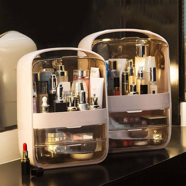 skin care products Storage rack Beauty Organizer Cosmetic Makeup Box - TheWellBeing4All