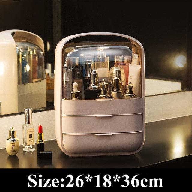 skin care products Storage rack Beauty Organizer Cosmetic Makeup Box - TheWellBeing4All