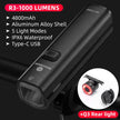 Waterproof Bicycle Headlight with 1600 Lumen LED for Safe and Efficient Night Rides - TheWellBeing4All