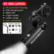 Waterproof Bicycle Headlight with 1600 Lumen LED for Safe and Efficient Night Rides - TheWellBeing4All