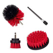 Electric Drill Cleaning Brush Head Kit All Purpose Power Kitchen Scrubber Bathroom Tub Carpet Glass Car Tires Round Nylon Brush - TheWellBeing4All