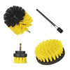 Electric Drill Cleaning Brush Head Kit All Purpose Power Kitchen Scrubber Bathroom Tub Carpet Glass Car Tires Round Nylon Brush - TheWellBeing4All