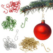 50pcs Christmas Ornament Metal S-Shaped Hooks Holders Christmas Tree Ball Pendant hanging Decoration - TheWellBeing4All