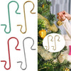 50pcs Christmas Ornament Metal S-Shaped Hooks Holders Christmas Tree Ball Pendant hanging Decoration - TheWellBeing4All