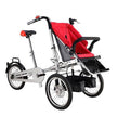 Mother child bicycle stroller children folding three Wheels trolley - TheWellBeing4All