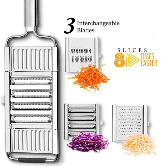 Multifunctional Vegetable Cutter Fruit Slicer Grater Cutter Peeler Potato Slicer Drain Basket Mandoline Tool - TheWellBeing4All