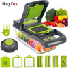 Multifunctional Vegetable Cutter Fruit Slicer Grater Cutter Peeler Potato Slicer Drain Basket Mandoline Tool - TheWellBeing4All