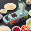 Multifunctional Vegetable Cutter Fruit Slicer Grater Cutter Peeler Potato Slicer Drain Basket Mandoline Tool - TheWellBeing4All