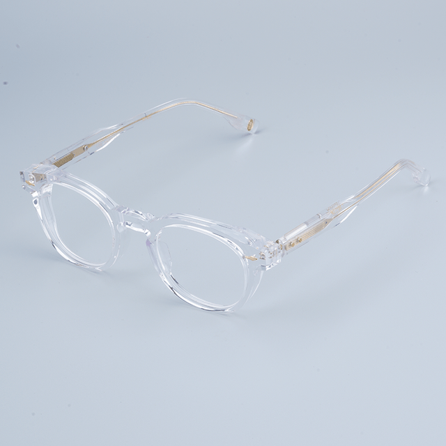 Retro Vintage Polygon Square Acetate Frame Men - TheWellBeing4All