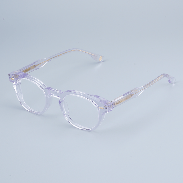 Retro Vintage Polygon Square Acetate Frame Men - TheWellBeing4All