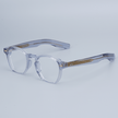 Retro Vintage Polygon Square Acetate Frame Men - TheWellBeing4All