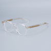 Retro Vintage Polygon Square Acetate Frame Men - TheWellBeing4All