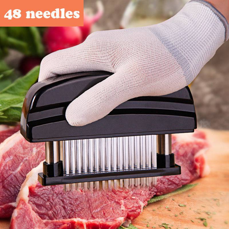 Blades Needle Meat Tenderizer Stainless Steel Knife - TheWellBeing4All