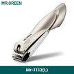 MR.GREEN Nail Clippers Stainless Steel Anti Splash Fingernail Cutter Manicure Tools Bionics Design Nail Trimmer Pedicure Scissor - TheWellBeing4All