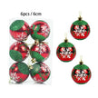 Box Rose Gold Plastic Christmas Balls Ornament 4cm Hang Pendant Ball Indoor New Year Xmas Tree Decor - TheWellBeing4All