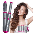 Hair Dryer Set 5 in 1, Hot Air Comb Professional Curler Straightener Styling Tool - TheWellBeing4All