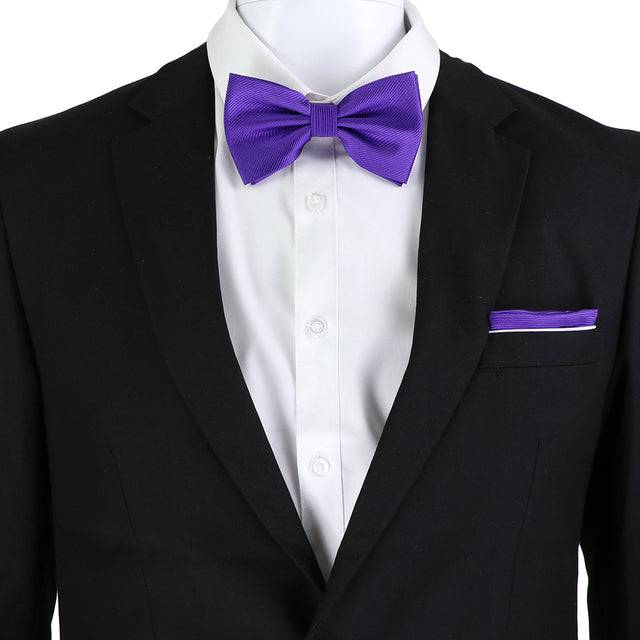 Solid Color Bow Tie Set - TheWellBeing4All