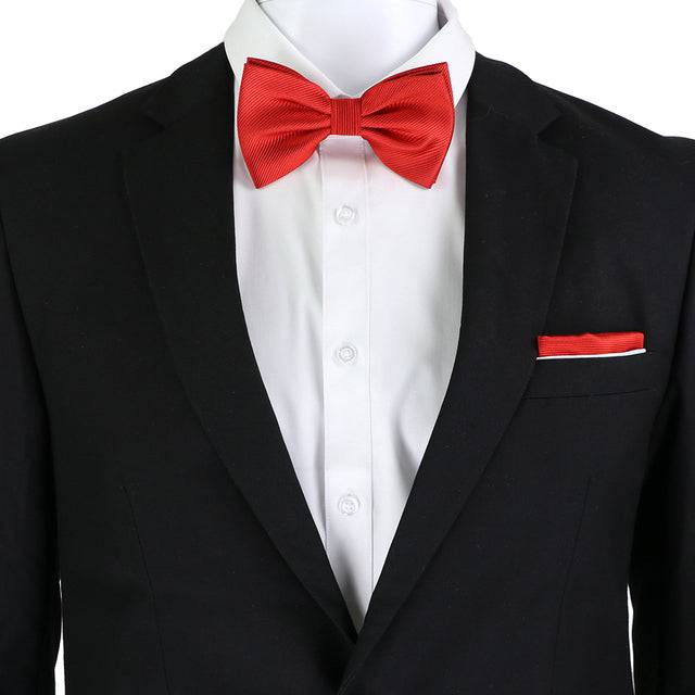 Solid Color Bow Tie Set - TheWellBeing4All