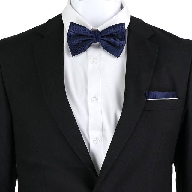 Solid Color Bow Tie Set - TheWellBeing4All