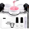 LED/UV Gels Strengthen Nail Extension  No Bubbles vernis Gel Nail Art Prolong Forms Nail glue - TheWellBeing4All