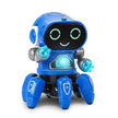 Dance Robot Electric Pet Musical Shining Toys 6 Claws Octopus Robot Educational Interactive - TheWellBeing4All