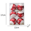 6Pcs Christmas Pendant Electroplating Candy Xmas Ball Christmas Tree Ornaments - TheWellBeing4All