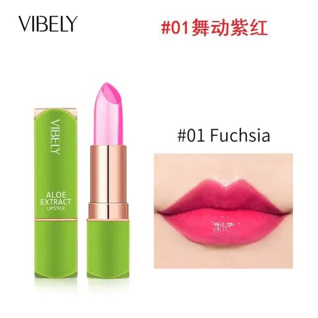 Lip Balm 7 Color Color Natural Aloe Vera Lipstick Long Lasting Moisturizing Makeup Cosmetics for Women - TheWellBeing4All