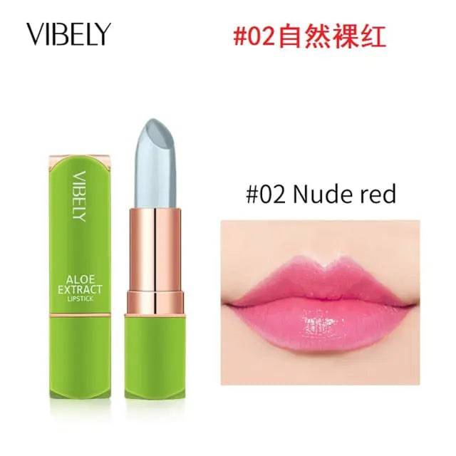 Lip Balm 7 Color Color Natural Aloe Vera Lipstick Long Lasting Moisturizing Makeup Cosmetics for Women - TheWellBeing4All