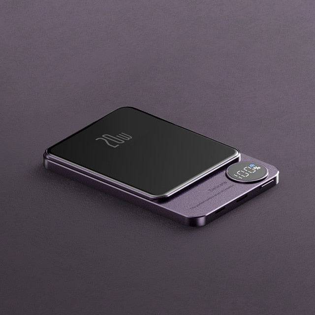 Magnetic Power bank Wireless Charger Max External Auxiliary Battery Pack - TheWellBeing4All