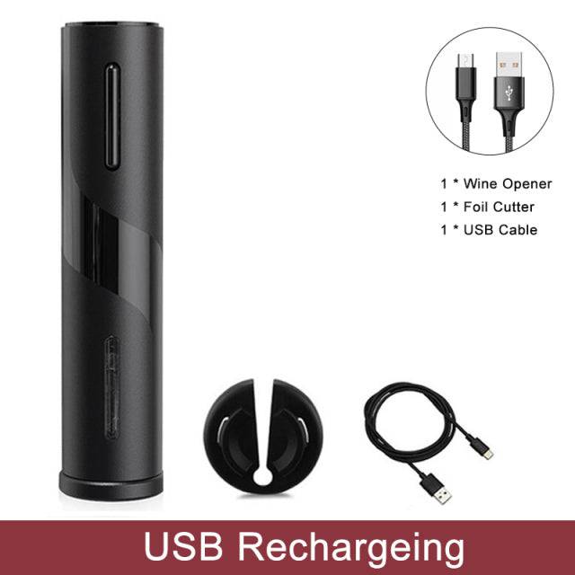 Rechargeable Automatic Electric Wine Opener - Perfect for Home, Parties, and Restaurants - TheWellBeing4All