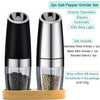 Automatic Salt Pepper Mill Grinder Electric Stainless Steel - TheWellBeing4All