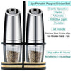 Automatic Salt Pepper Mill Grinder Electric Stainless Steel - TheWellBeing4All