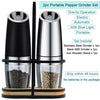 Automatic Salt Pepper Mill Grinder Electric Stainless Steel - TheWellBeing4All