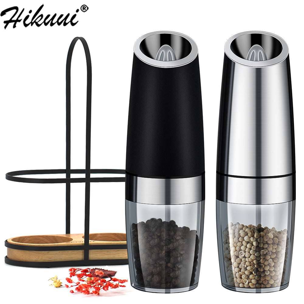 Automatic Salt Pepper Mill Grinder Electric Stainless Steel - TheWellBeing4All