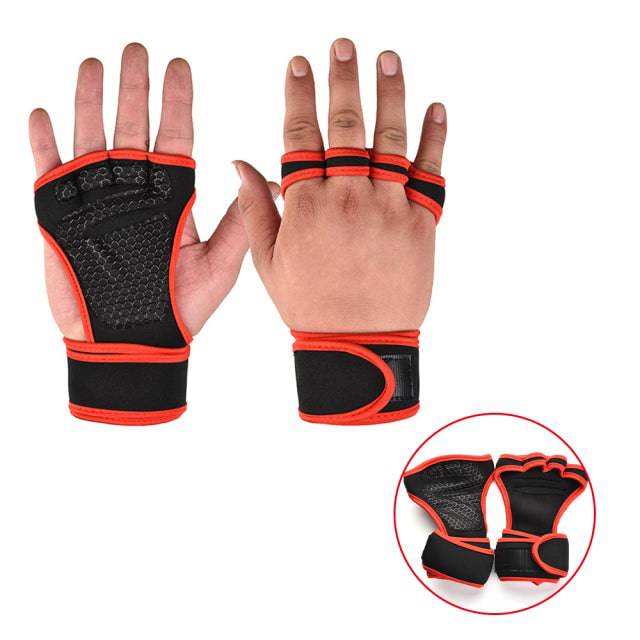 Weight Lifting Training Gloves Women Men Fitness Gloves Body Building Sport Gymnastics Grip Gym Hand Palm Wrist Protector Gloves - TheWellBeing4All