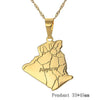 Africa country’s Map Pendant Necklace - TheWellBeing4All