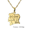 Africa country’s Map Pendant Necklace - The Well Being