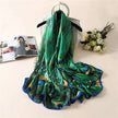 Scarves soft long print silk scarves lady shawl and wrap - TheWellBeing4All