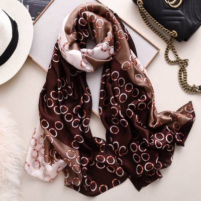 Scarves soft long print silk scarves lady shawl and wrap - TheWellBeing4All