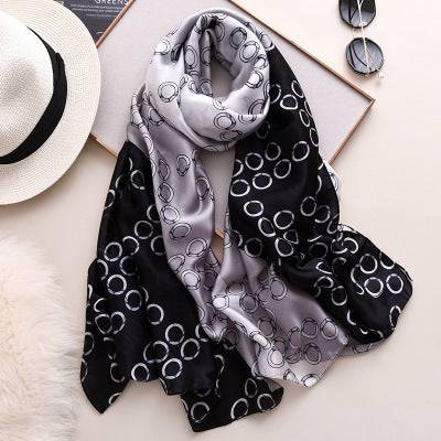 Scarves soft long print silk scarves lady shawl and wrap - TheWellBeing4All