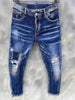 Ripped Paint Dot Jeans For Men - TheWellBeing4All