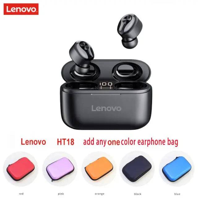 Original Lenovo TWS Wireless Bluetooth 5.0 Earphone LED Display Headset Volume Control HIFI Stereo Waterproof Sports Earbuds - TheWellBeing4All