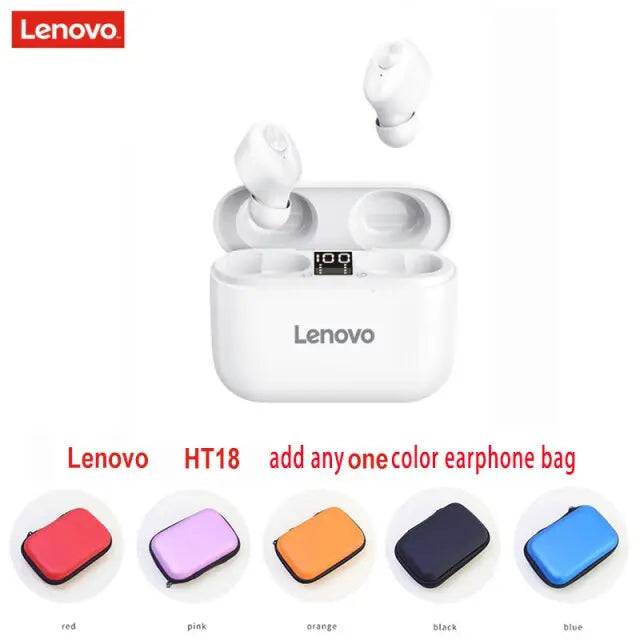 Original Lenovo TWS Wireless Bluetooth 5.0 Earphone LED Display Headset Volume Control HIFI Stereo Waterproof Sports Earbuds - TheWellBeing4All