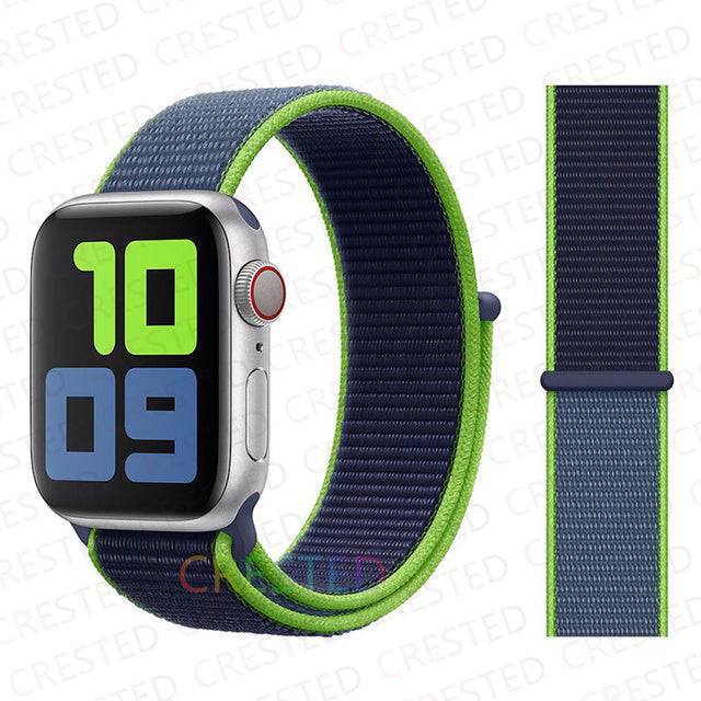 Nylon Loop Strap Band  For Apple Watch - TheWellBeing4All