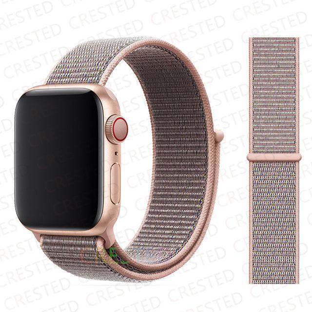 Nylon Loop Strap Band  For Apple Watch - TheWellBeing4All